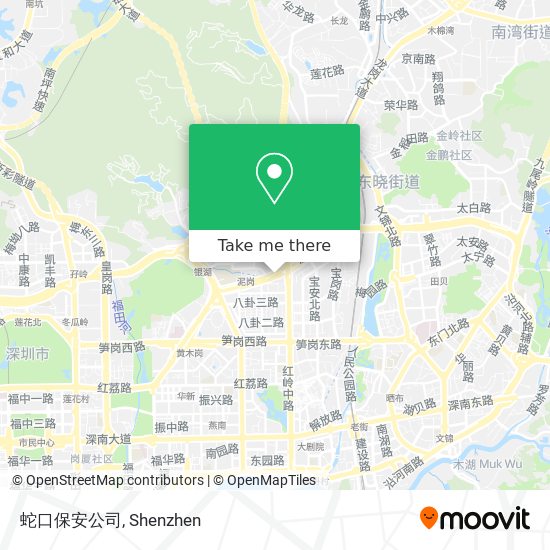 蛇口保安公司 map