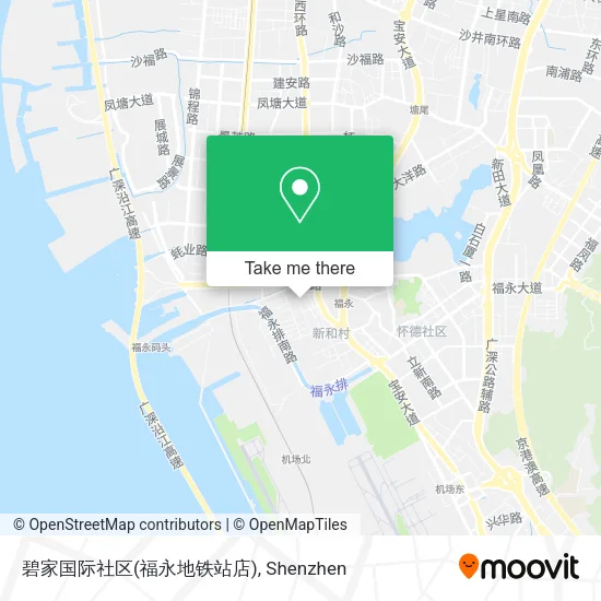 碧家国际社区(福永地铁站店) map
