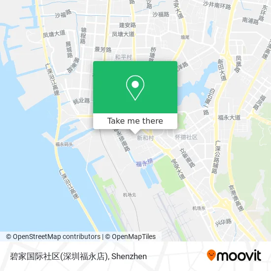 碧家国际社区(深圳福永店) map