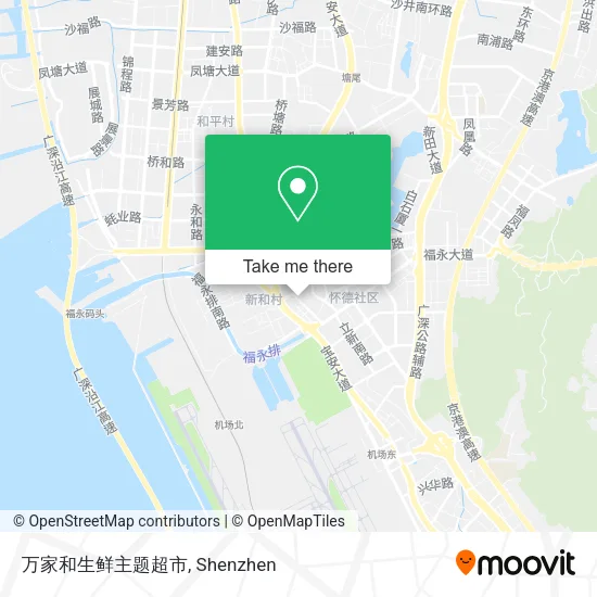 万家和生鲜主题超市 map
