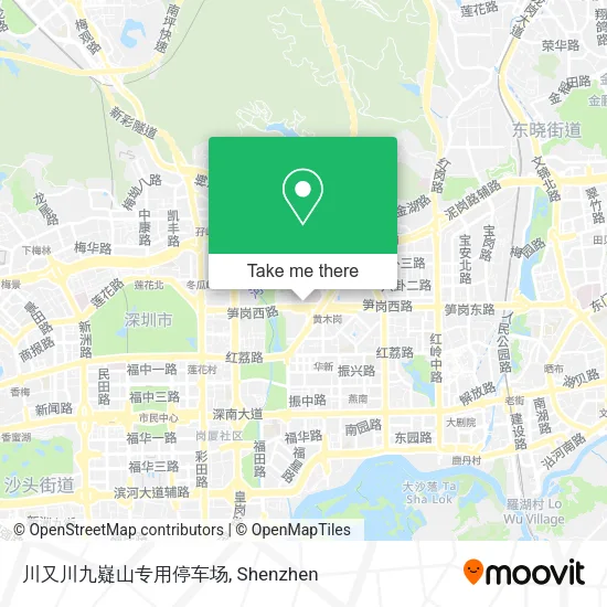 川又川九嶷山专用停车场 map