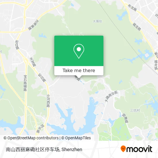南山西丽麻磡社区停车场 map