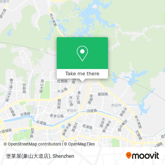 堡莱屋(象山大道店) map