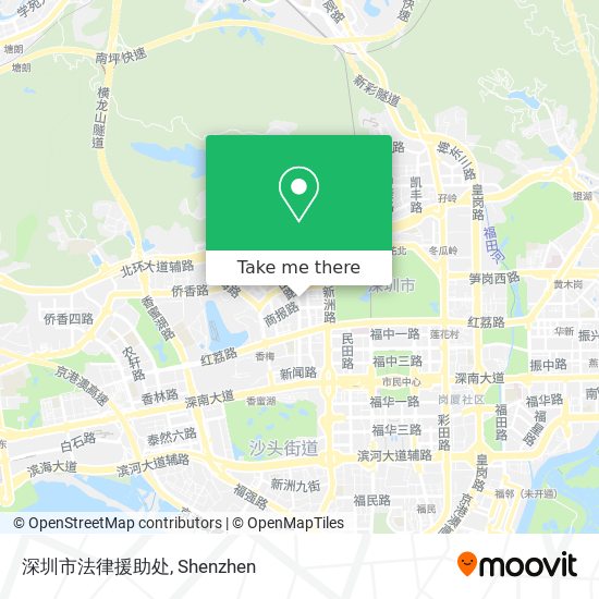 深圳市法律援助处 map