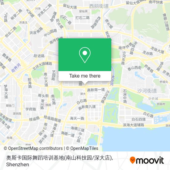 奥斯卡国际舞蹈培训基地(南山科技园/深大店) map