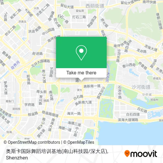 奥斯卡国际舞蹈培训基地(南山科技园/深大店) map