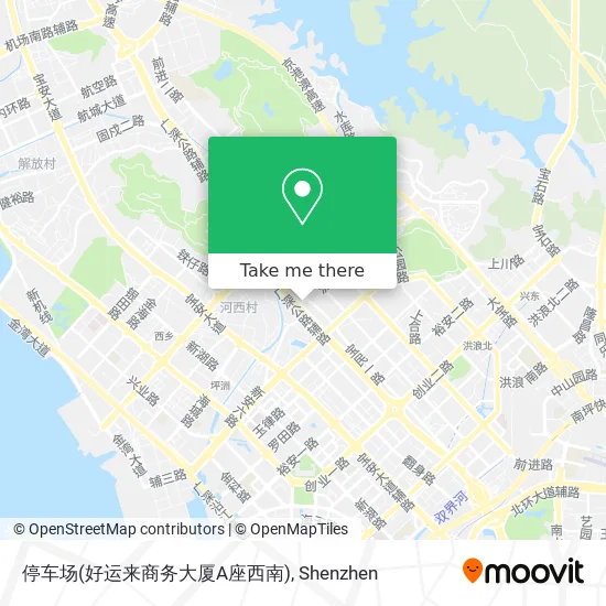停车场(好运来商务大厦A座西南) map