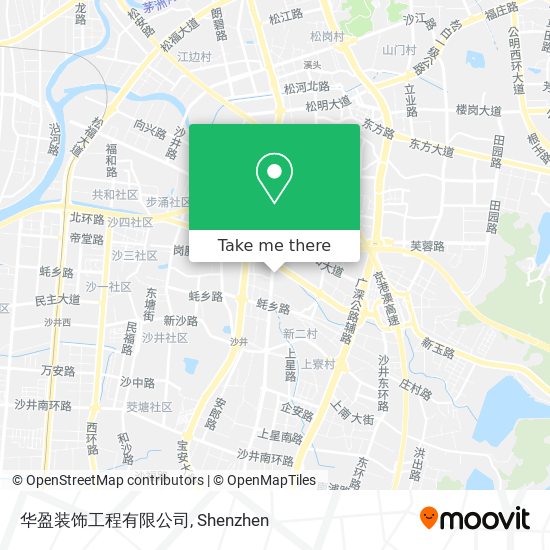 华盈装饰工程有限公司 map