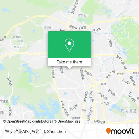 福安雅苑A区(东北门) map