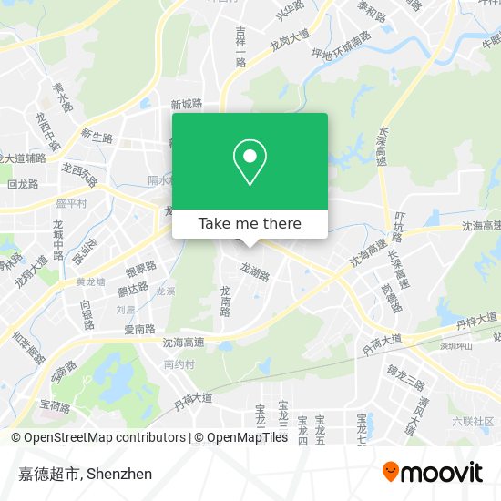 嘉德超市 map