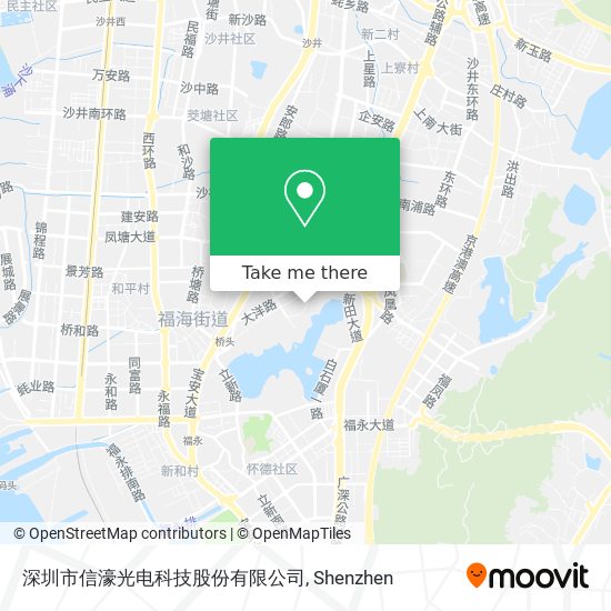 深圳市信濠光电科技股份有限公司 map