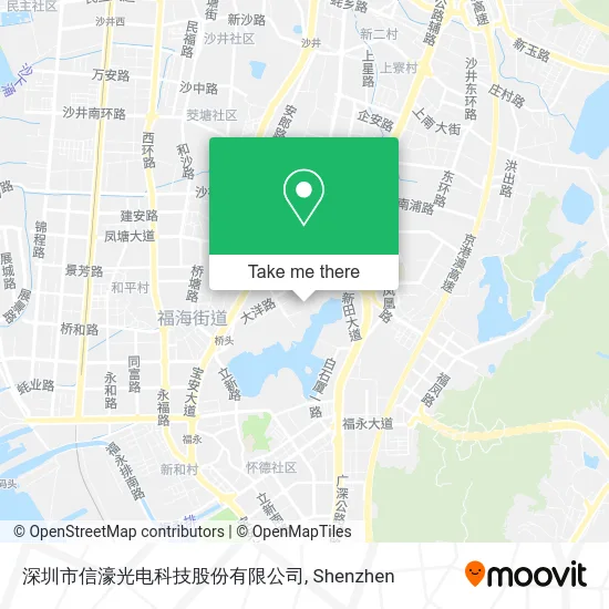 深圳市信濠光电科技股份有限公司 map