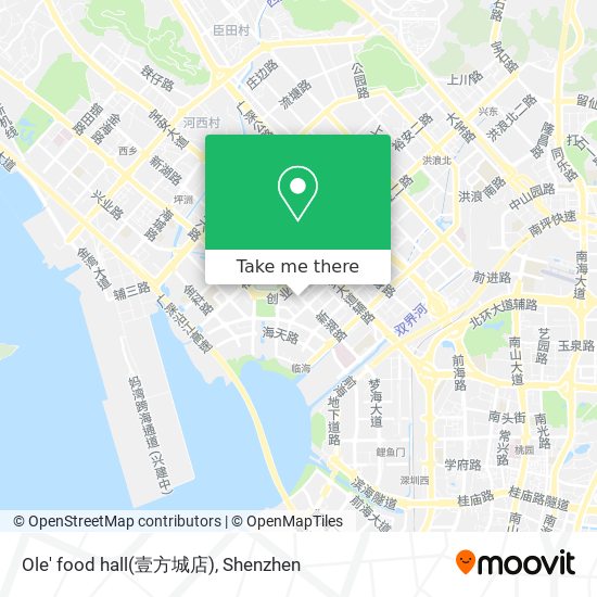 Ole' food hall(壹方城店) map