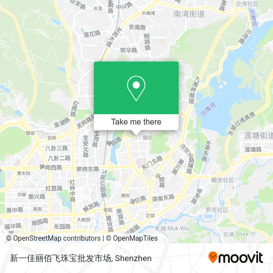 新一佳丽佰飞珠宝批发市场 map