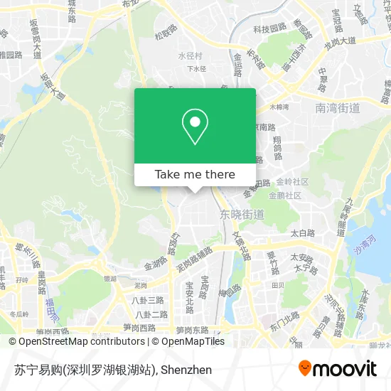 苏宁易购(深圳罗湖银湖站) map