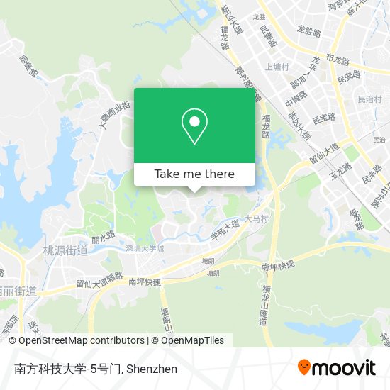 南方科技大学-5号门 map
