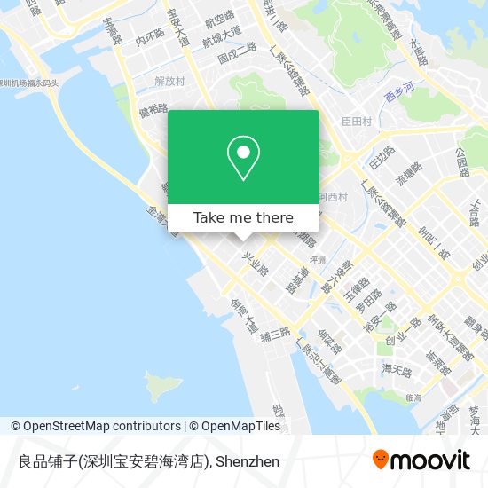 良品铺子(深圳宝安碧海湾店) map