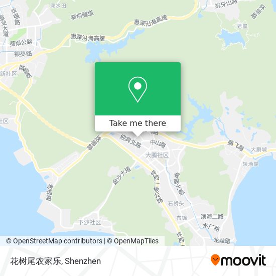花树尾农家乐 map