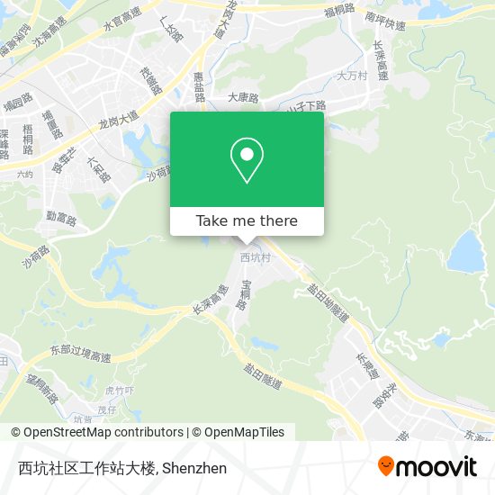西坑社区工作站大楼 map