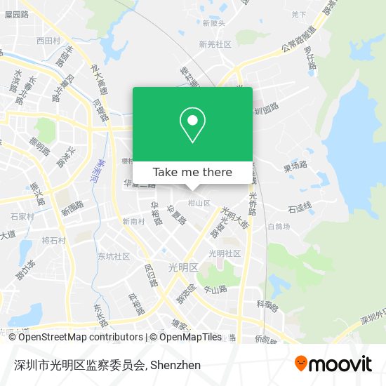 深圳市光明区监察委员会 map