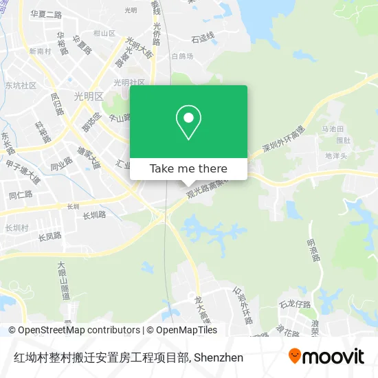 红坳村整村搬迁安置房工程项目部 map
