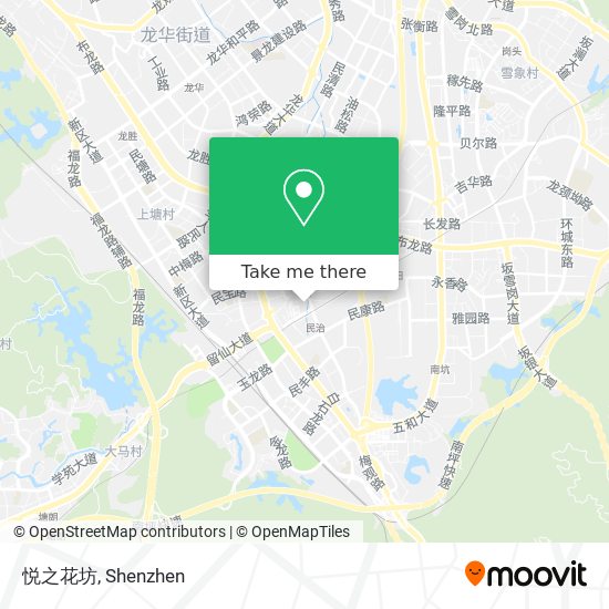 悦之花坊 map