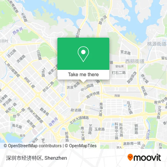 深圳市经济特区 map