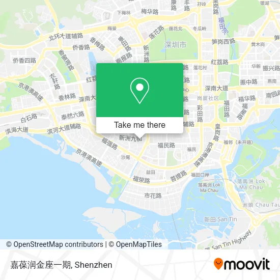 嘉葆润金座一期 map