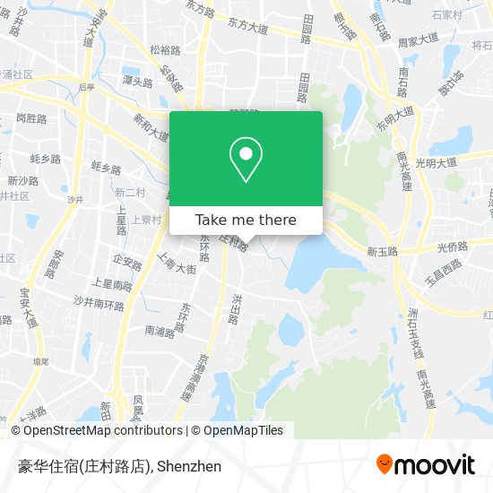 豪华住宿(庄村路店) map