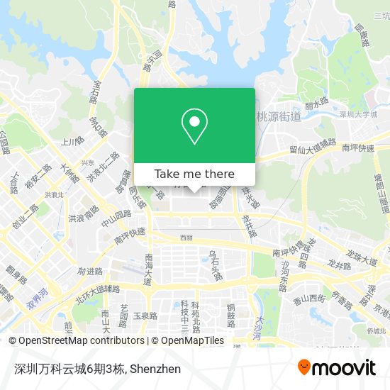 深圳万科云城6期3栋 map