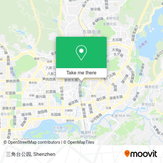 三角台公园 map