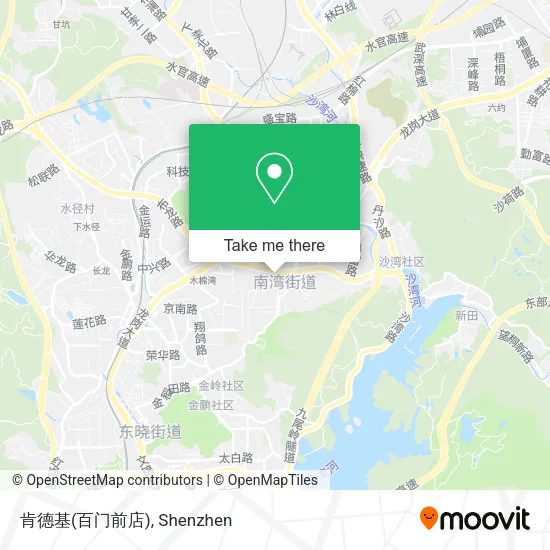 肯德基(百门前店) map