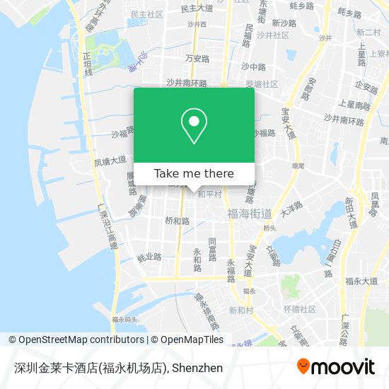 深圳金莱卡酒店(福永机场店) map