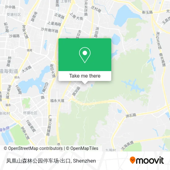 凤凰山森林公园停车场-出口 map