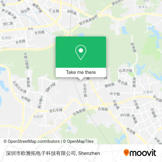 深圳市欧雅拓电子科技有限公司 map