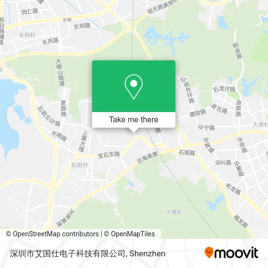 深圳市艾国仕电子科技有限公司 map