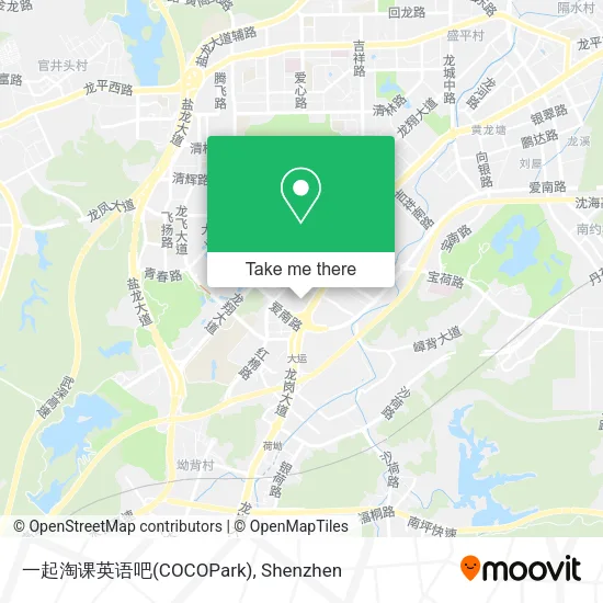 一起淘课英语吧(COCOPark) map