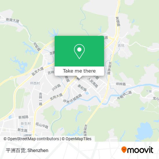 平洲百货 map