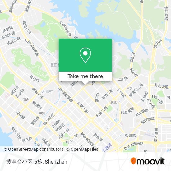 黄金台小区-5栋 map