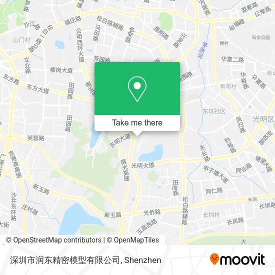 深圳市润东精密模型有限公司 map