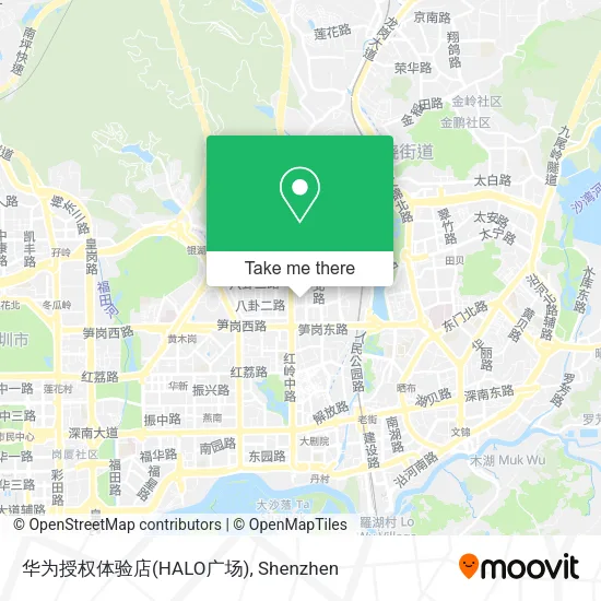华为授权体验店(HALO广场) map