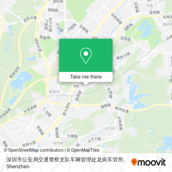 深圳市公安局交通警察支队车辆管理处龙岗车管所 map