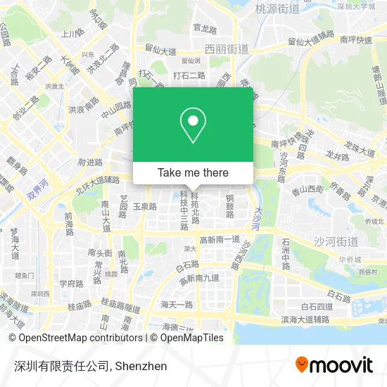 深圳有限责任公司 map