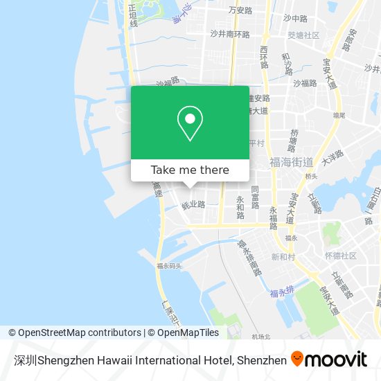 深圳Shengzhen Hawaii International Hotel map