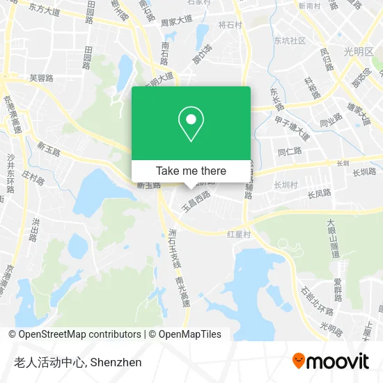 老人活动中心 map