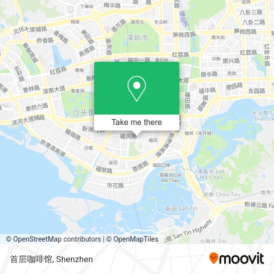 首层咖啡馆 map