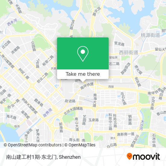 南山建工村1期-东北门 map