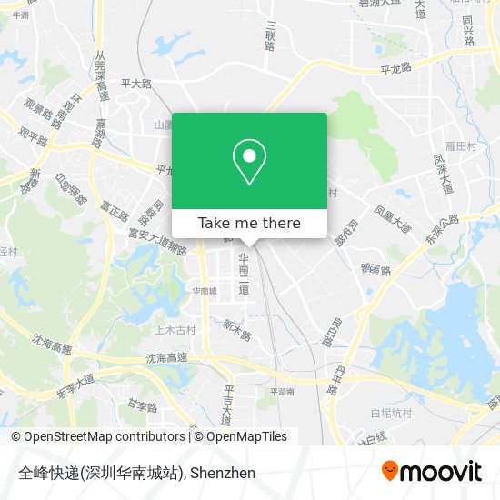 全峰快递(深圳华南城站) map