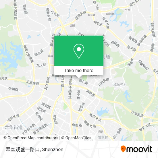 翠幽观盛一路口 map