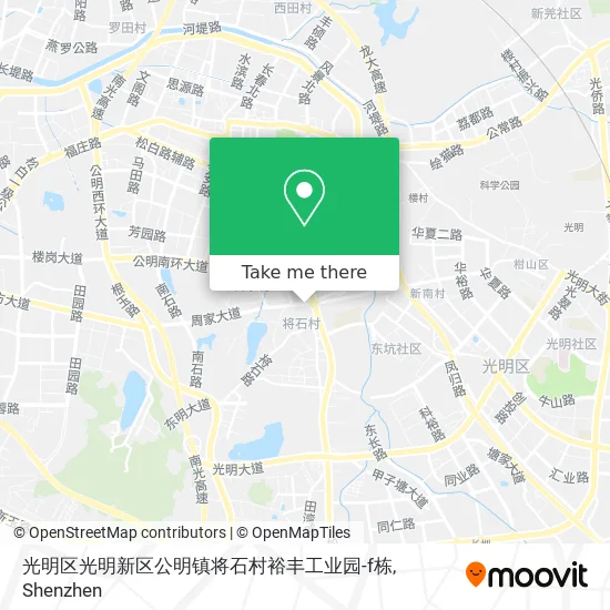 光明区光明新区公明镇将石村裕丰工业园-f栋 map